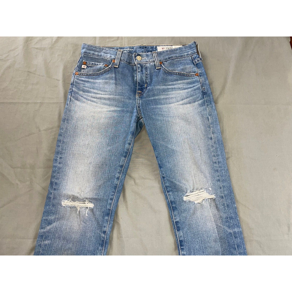 AG AG-ED Denim The Ex-Boyfriend Slouchy Slim Destroyed Jeans Size 24R